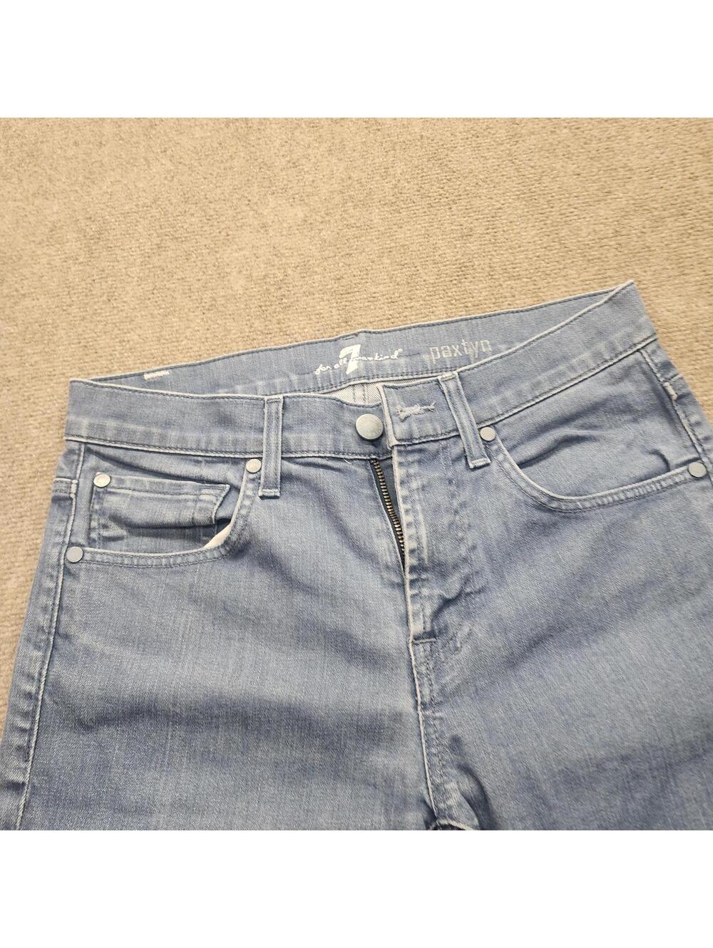 EUC 7 For All Mankind Paxtyn Men’s Gray Slim Skinny Jeans Size 29 - Picture 7 of 7